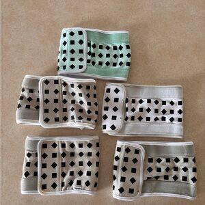 Mint and Gray Kids Waistbands